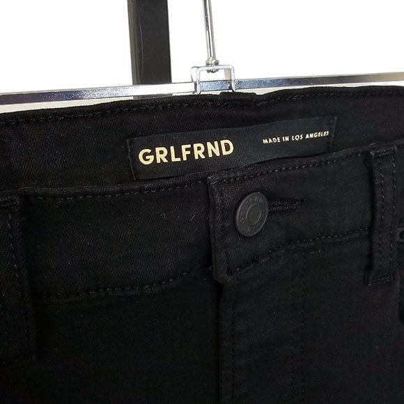 GRLFRND Women's High Rise Black Jeans - Picture 5 of 9